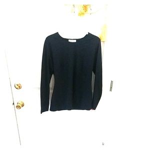 Joseph Janard long sleeve navy top